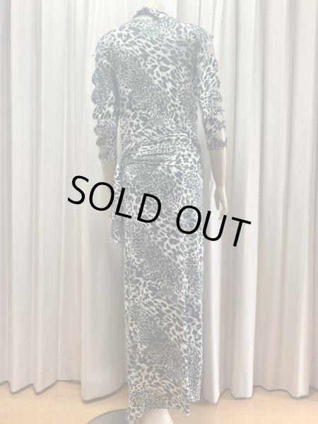 画像6: レオパード柄バラディドレス (6)