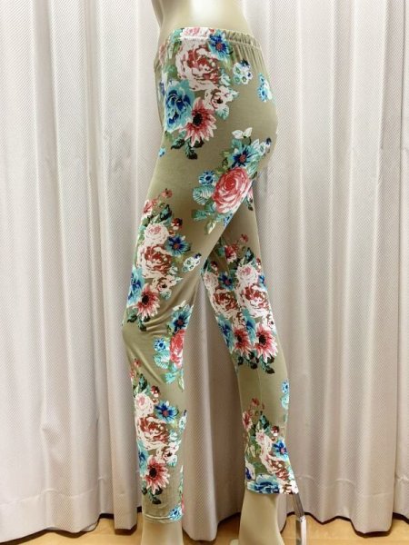 画像2: 柄プリントレギンス（フリーサイズ）※単品郵送OK (2)