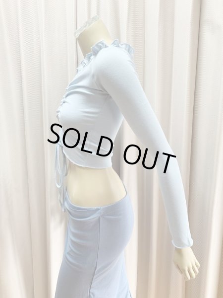 画像2: 20%OFF フリル付きトップス (2)