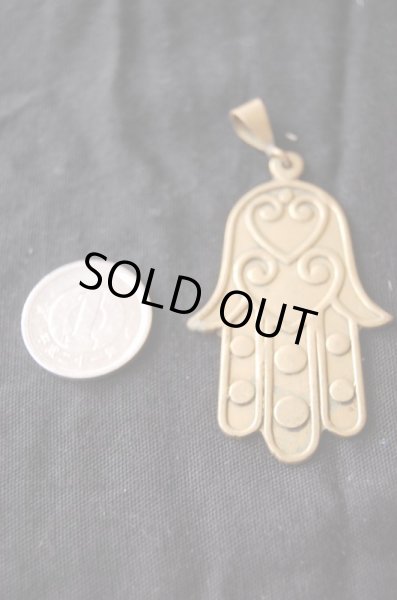 画像2: ファトマの手(ハムサ）ペンダントトップ（中） (2)