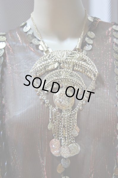 画像2: 【送料無料DM便OK】フォークロア三日月ネックレス (2)