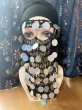 画像4: プラスチックコイン付きフェイスカバー（Gold, Silver） (4)