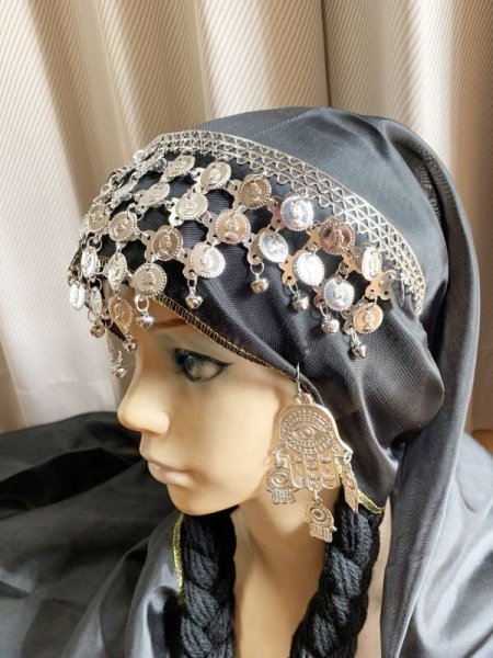 画像2: ヘッド用コインアクセサリー(シルバー) (2)