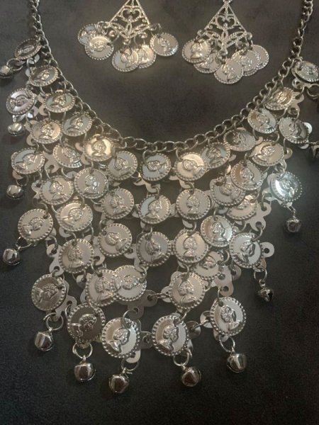 画像2: 初心者向けフォークロアネックレス＆ピアスセット※単品郵送OK (2)