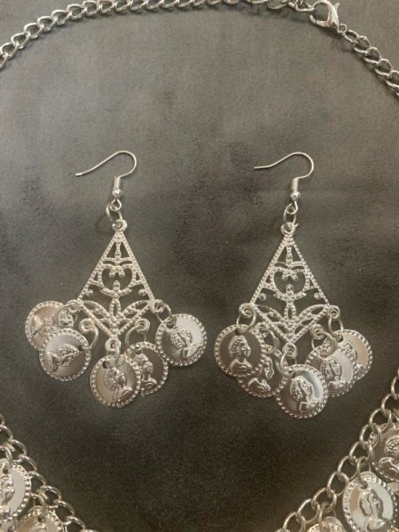 画像3: 初心者向けフォークロアネックレス＆ピアスセット※単品郵送OK (3)