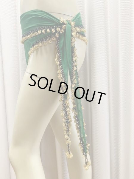 画像2: ビーズヒップスカーフ (2)