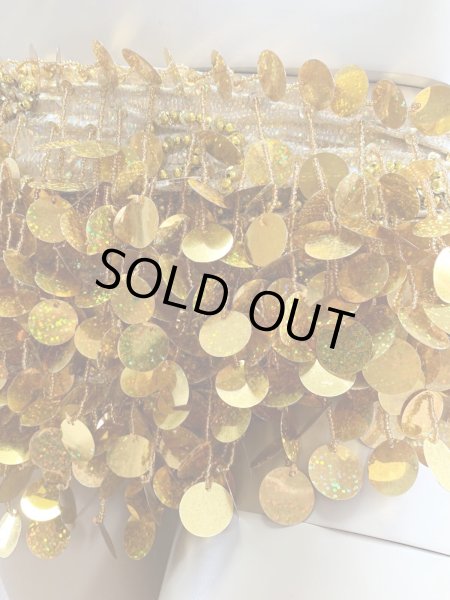 画像3: コインスパン＆フリンジ付きヒップスカーフ (3)