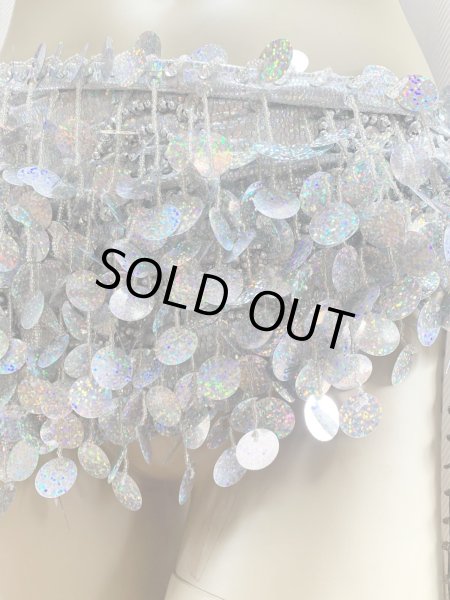 画像6: コインスパン＆フリンジ付きヒップスカーフ (6)