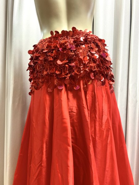 画像13: コインスパン＆フリンジ付きヒップスカーフ (13)