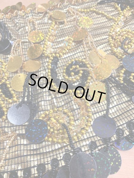 画像5: コインスパン&フリンジ付きヒップスカーフ (5)