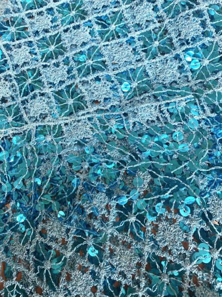 画像6: トライアングルスパンコールスカーフ（150cm×60cm) (6)