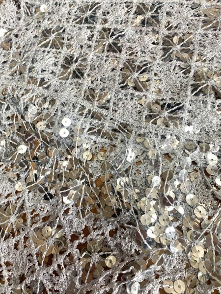 画像13: トライアングルスパンコールスカーフ（150cm×60cm) (13)