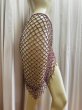画像10: 編みネットトライアングルスカーフ (10)