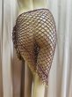 画像11: 編みネットトライアングルスカーフ (11)