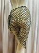 画像17: 編みネットトライアングルスカーフ (17)