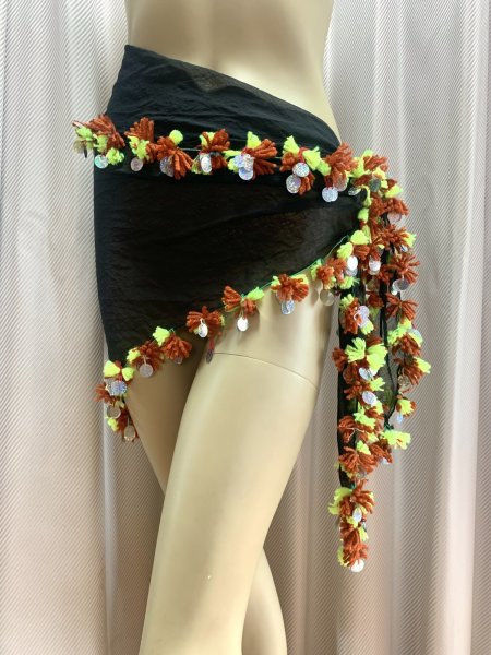 画像9: ポンポンヒップ&ヘッドスカーフ (9)