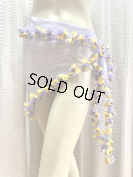 画像3: ポンポンヒップ＆ヘッドスカーフ（オーガンジー） (3)