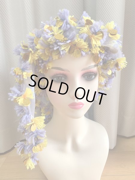 画像2: ポンポンヒップ＆ヘッドスカーフ（オーガンジー） (2)