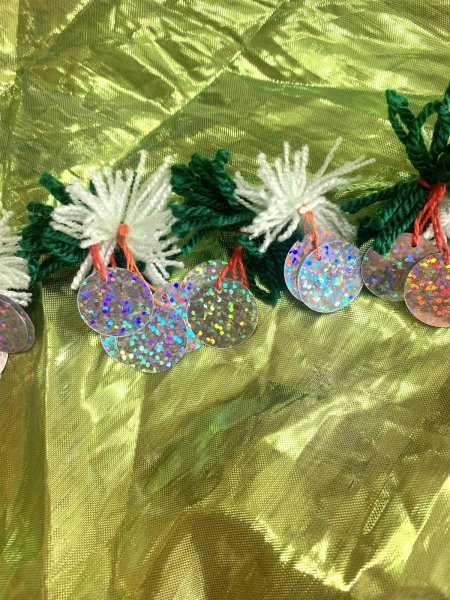 画像3: ポンポンヒップ&ヘッドスカーフ(小サイズ) (3)