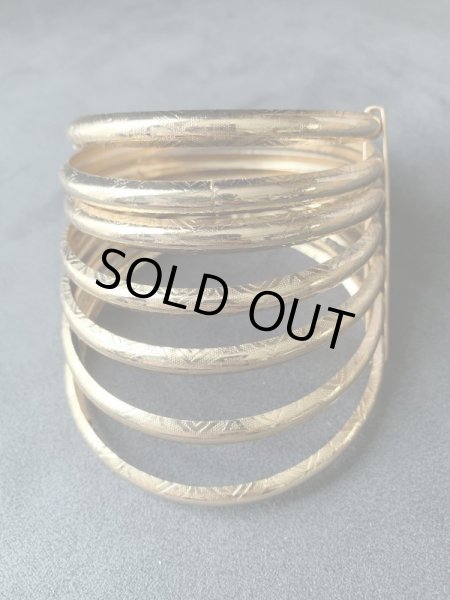 画像2: 7連アラビアンブレスレット(ゴールド) (2)