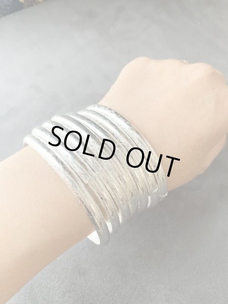 画像1: 7連アラビアンブレスレット(シルバー) (1)