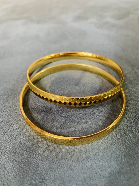 画像1: 鱗デザイン・アラビアンブレスレット(２点セット) (1)