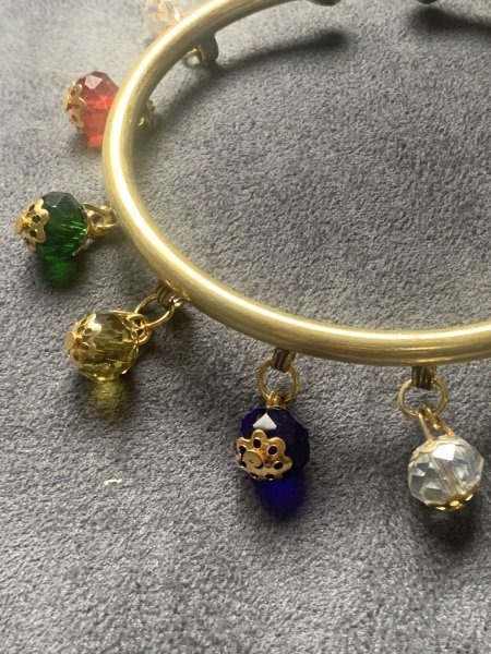 画像2: ホルハール・アンティーク風アンクレット(マルチカラー) (2)