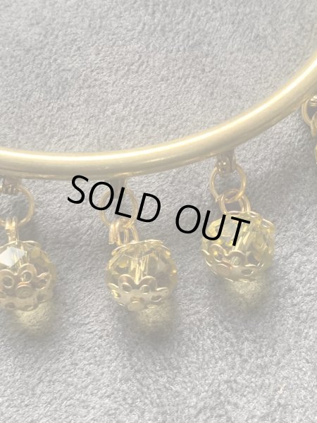 画像4: ホルハール・アンティーク風アンクレット(イエロー) (4)