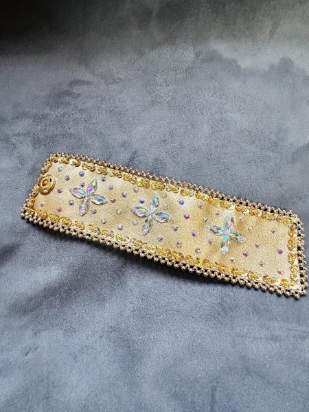 画像2: フェイクレザーバンド(オーロラ) (2)