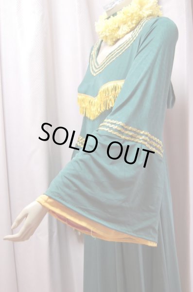 画像2: 30％OFF　ファラーヒガラベーヤ(ポンポンヘッドバンド付き） (2)