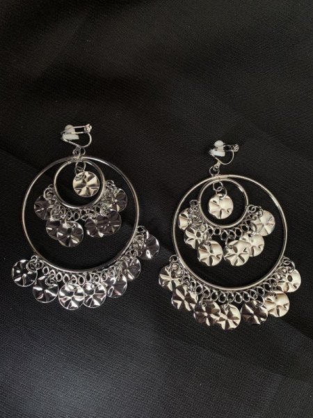 画像5: バラディクリップイヤリング(ゴールドorシルバー） (5)