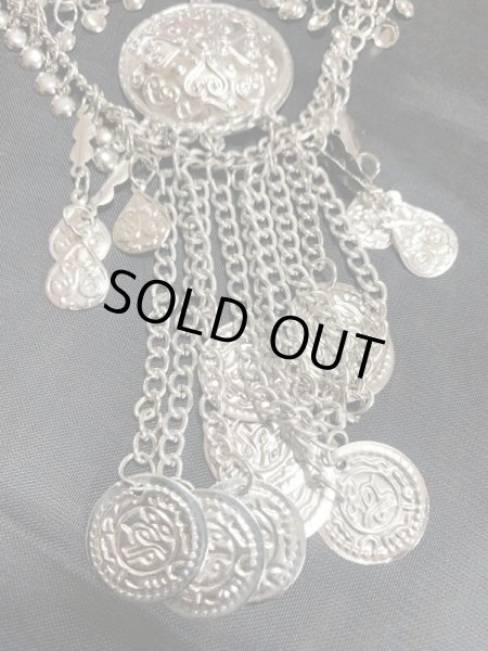 画像3: 三日月モチーフフォークロアネックレス (3)