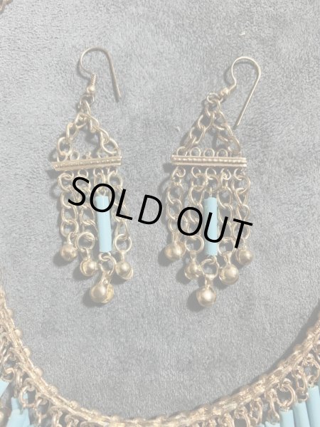 画像2: ファラオニックネックレス（ピアス付き） (2)