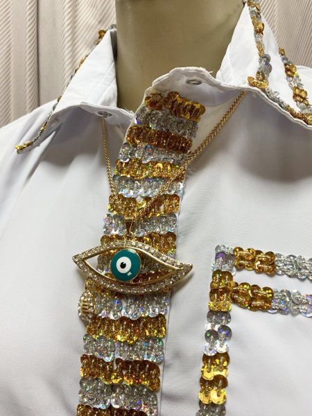 画像3: ナザールボンジュウのチェーンペンダント (3)