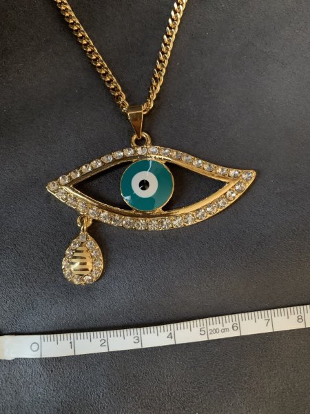 画像4: ナザールボンジュウのチェーンペンダント (4)