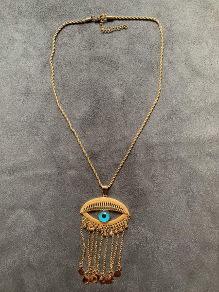 画像1: アイン(目)モチーフのネックレス (1)