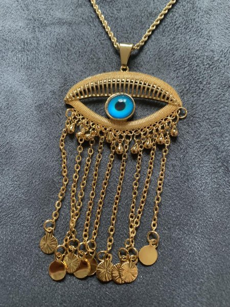 画像2: アイン(目)モチーフのネックレス (2)