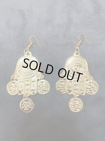 画像1: ハムサフォークロアピアス (1)