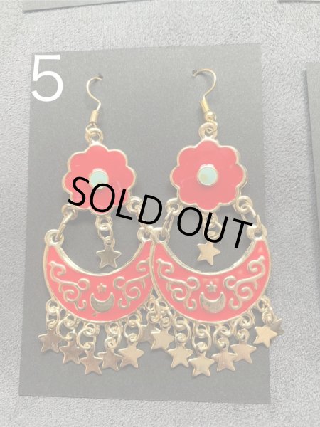 画像6: アンティークパーツ三日月ピアス（Ｓサイズ） (6)