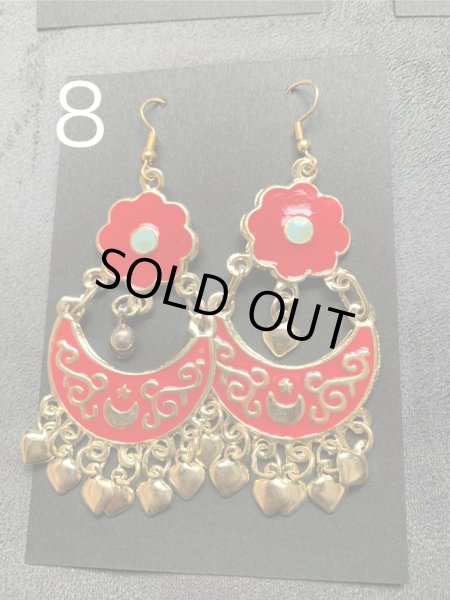 画像9: アンティークパーツ三日月ピアス（Ｓサイズ） (9)