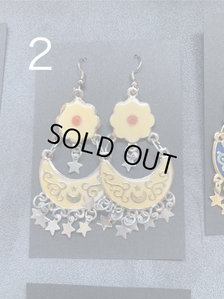 画像3: アンティークパーツ三日月ピアス（Ｓサイズ） (3)