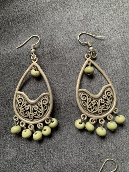 画像2: アンティークパーツピアス (2)