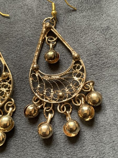 画像2: アンティークパーツピアス (2)