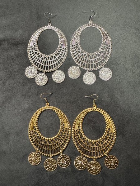 画像1: バラディピアス(ゴールドorシルバー） (1)