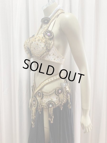 画像7: ゴールデンエラスタイル・ブラベルトコスチューム(スカート、アーム、ヘッドアクセ付き） (7)