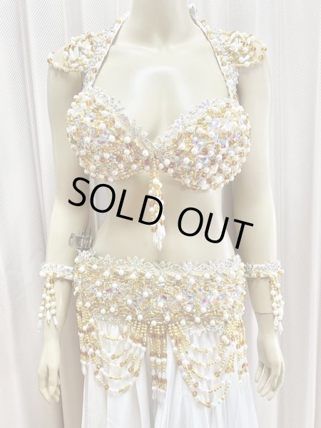 画像2: 15%OFF パール＆クリスタルブラベルトコスチューム（5点セット） (2)