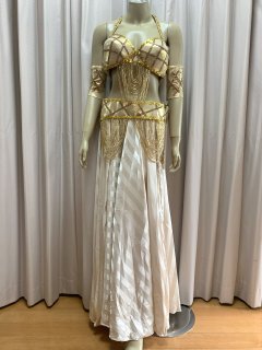 【美品】エジプト製ブラベルト エジプト製ブラ＆ベルトセット☆レッドビーズフェスタ☆ - Amira Jamila