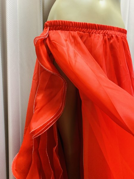 画像9: レイヤードシフォンスカート (9)