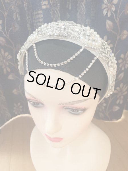 画像2: アワーレム、オリエンタルに！パール＆クリスタルカチューシャ (2)