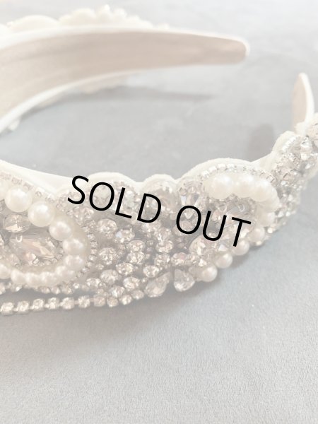 画像6: アワーレム、オリエンタルに！パール＆クリスタルカチューシャ (6)